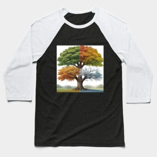 tree of four seasons Baseball T-Shirt